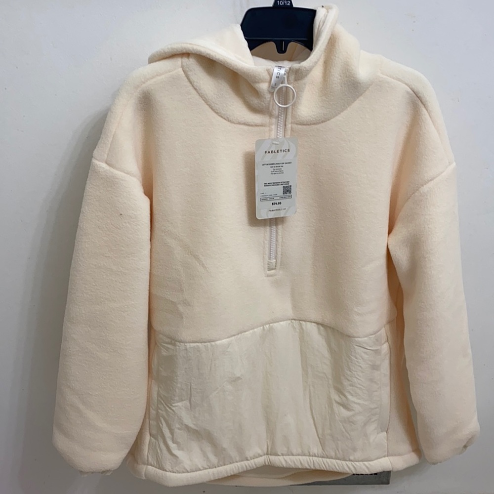 Lotta Sherpa half zip jacket